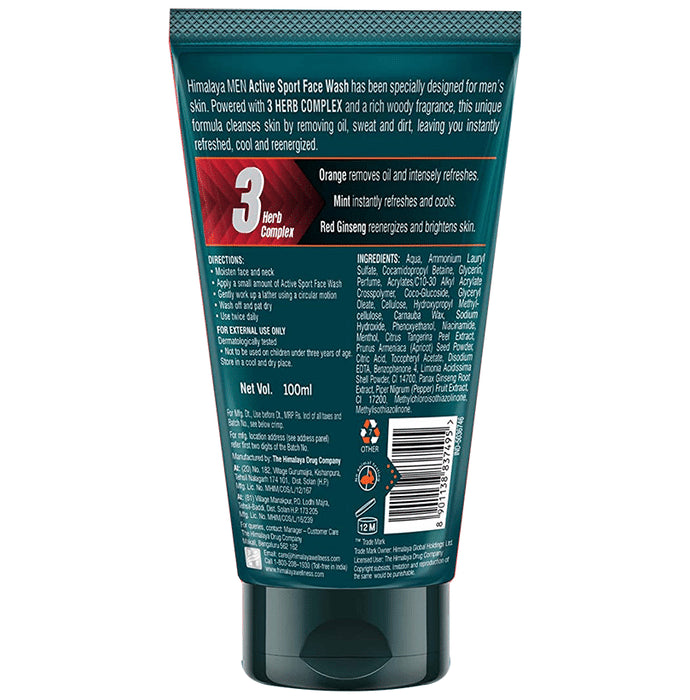 Himalaya Men Active Sports Face Wash