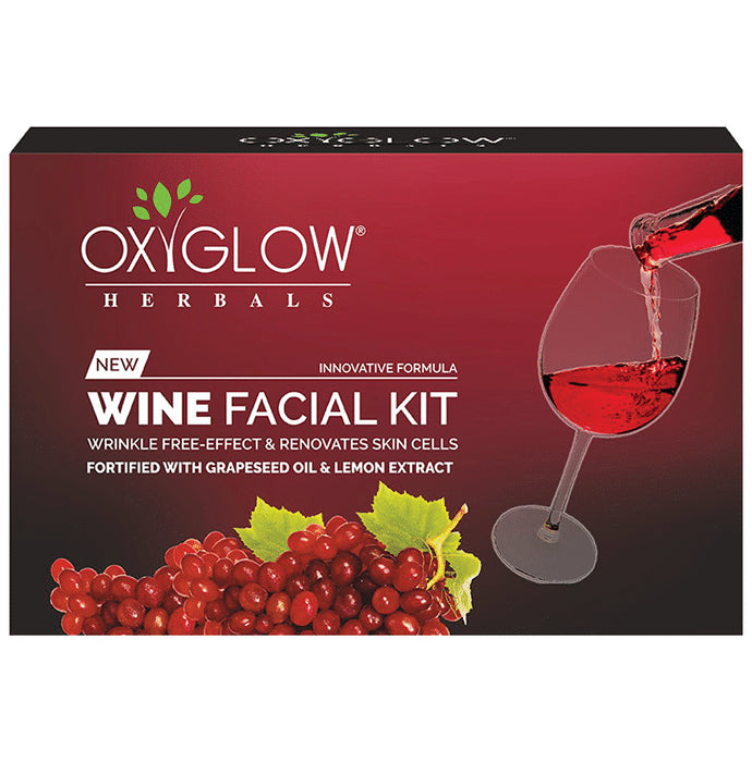 Oxyglow Herbals Wine Facial Kit - Classic Derma