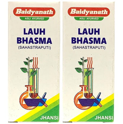 Baidyanath Lauh Bhasma Sahastraputi Powder(1gm Each) - Classic Derma