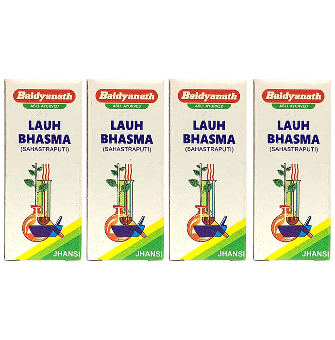 Baidyanath Lauh Bhasma Sahastraputi Powder(1gm Each) - Classic Derma