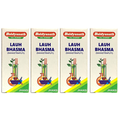 Baidyanath Lauh Bhasma Sahastraputi Powder(1gm Each) - Classic Derma