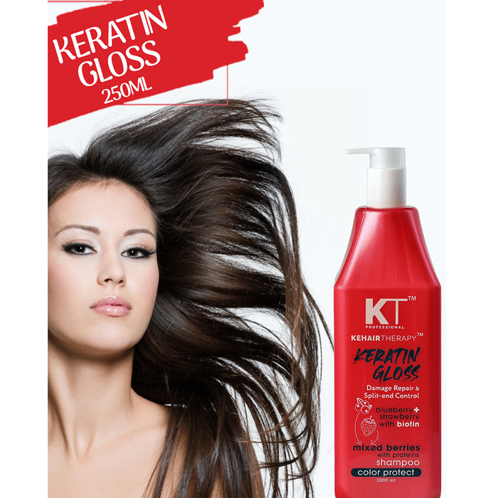 KT Professional Kehair Therapy Keratin Gloss Shampoo