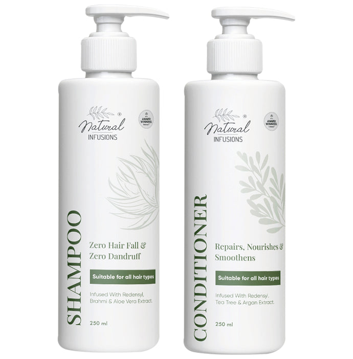 Natural Infusions Aloe Vera & Infused with Redensyl Anti Hair Fall Combo Kit - Classic Derma