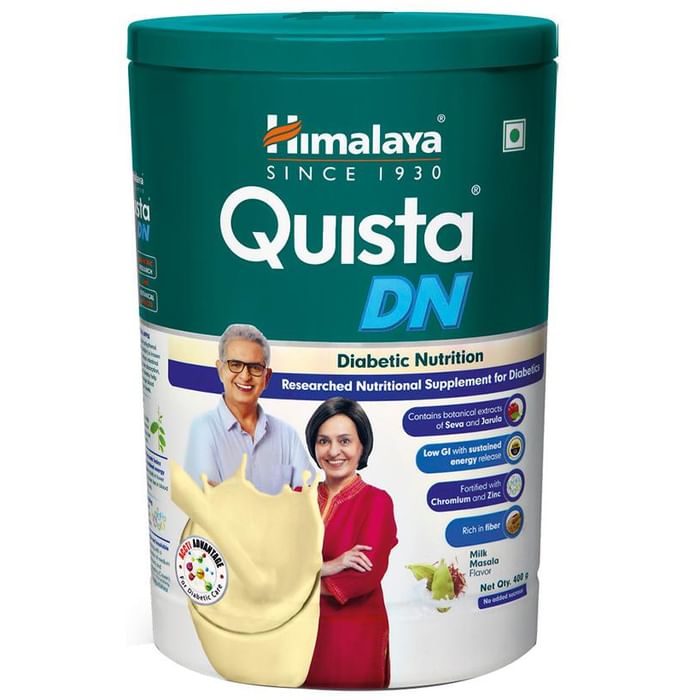 Himalaya Nutrition Quista DN | Nutritional Supplement for Diabetics | Flavour Powder Milk Masala - Classic Derma