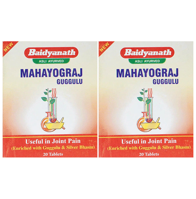 Baidyanath Mahayograj Guggulu Tablet (40 Each) - Classic Derma