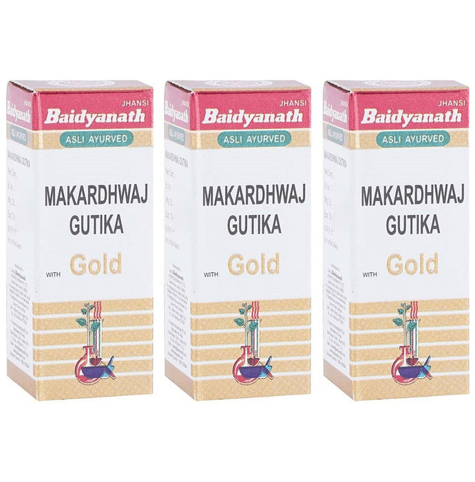Baidyanath Makardhwaj Gutika Tablet(2.5 gm Each) - Classic Derma