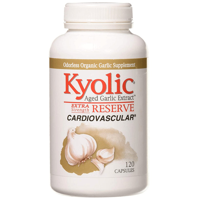 Kyolic Aged Garlic Extract Cardiovascular Extra Strength Reserve Capsule - Classic Derma