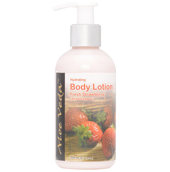 Aloe Veda Hydrating Body Lotion Fresh Strawberry - Classic Derma