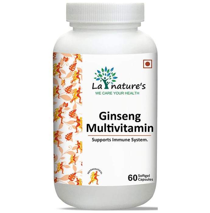 La Nature's Ginseng Multivitamin Softgel Capsules - Classic Derma