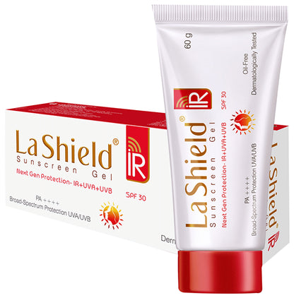 La Shield IR Sunscreen Gel SPF 30 | Broad Spectrum UVA/UVB Protection PA++++ - Classic Derma
