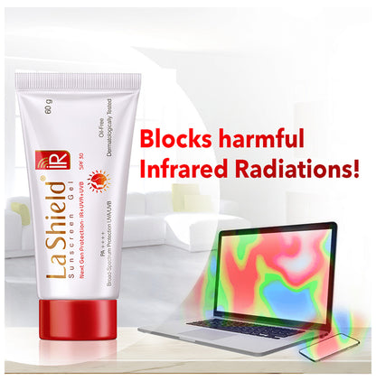 La Shield IR Sunscreen Gel SPF 30 | Broad Spectrum UVA/UVB Protection PA++++