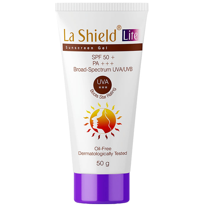 La Shield Lite Sunscreen Gel SPF 50+ PA+++ | For UVA/UVB Protection | Oil-Free - Classic Derma