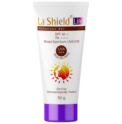 La Shield Lite Sunscreen Gel SPF 50+ PA+++ | For UVA/UVB Protection | Oil-Free - Classic Derma