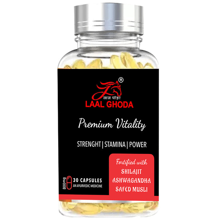 Laal Ghoda Premium Vitality Capsule - Classic Derma
