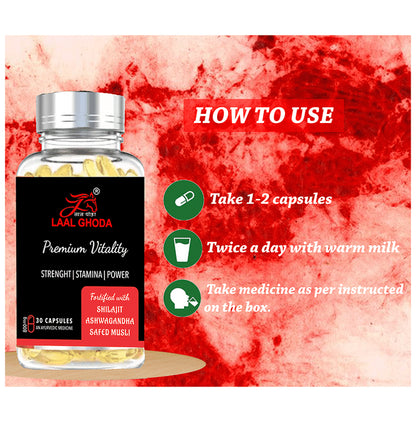 Laal Ghoda Premium Vitality Capsule