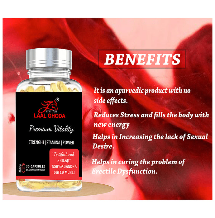 Laal Ghoda Premium Vitality Capsule