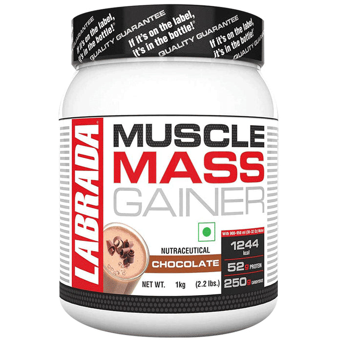 Labrada Muscle Mass Gainer Chocolate Powder - Classic Derma