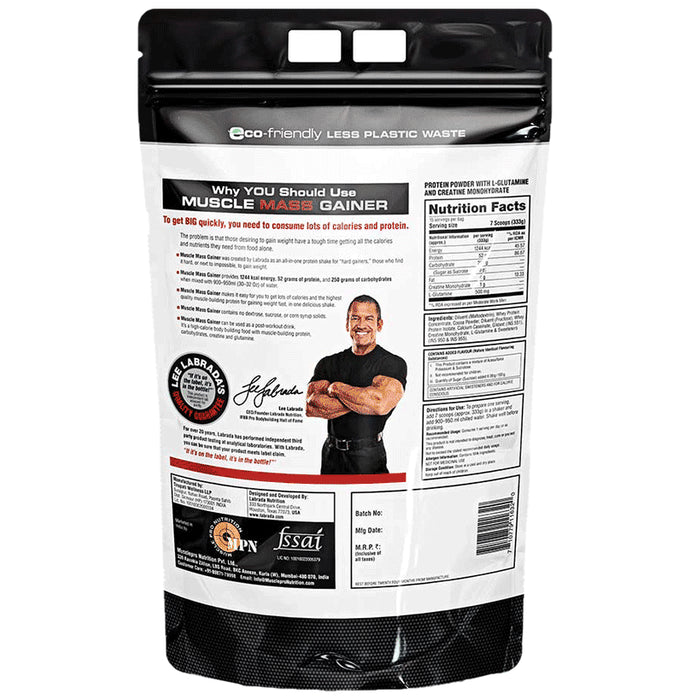 Labrada Muscle Mass Gainer Chocolate Powder