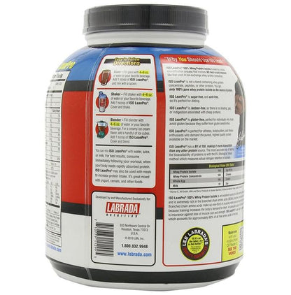 Labrada Nutrition Iso Lean Pro Powder Chocolate