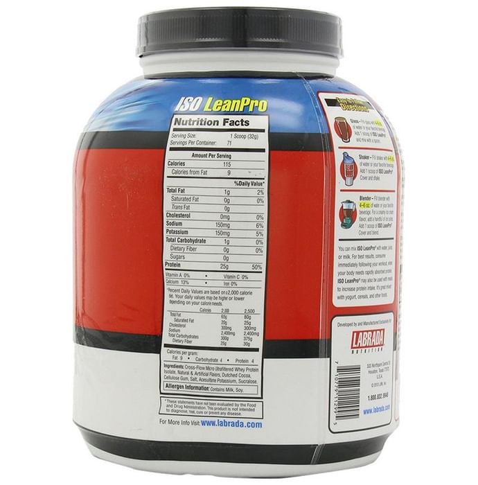 Labrada Nutrition Iso Lean Pro Powder Chocolate