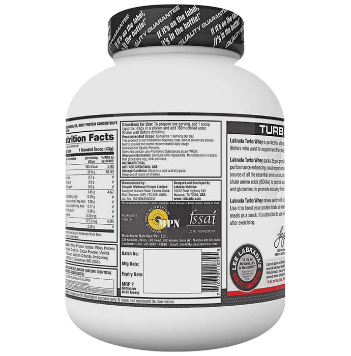 Labrada Turbo Whey Powder