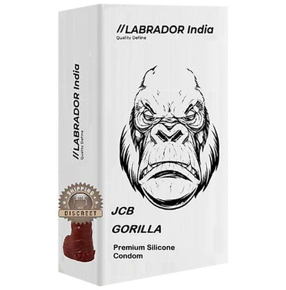 Labrador India JCB Gorilla Premium Silicon Condom - Classic Derma