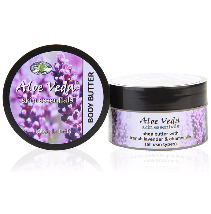 Aloe Veda Luxury Body Butter Shea Butter with French Lavender and Chamomile - Classic Derma
