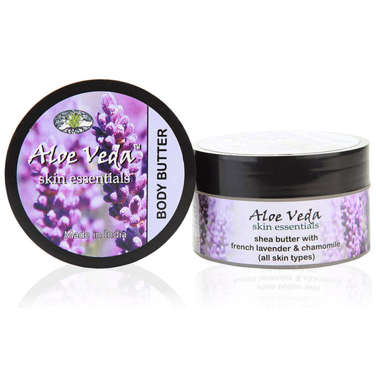 Aloe Veda Luxury Body Butter Shea Butter with French Lavender and Chamomile - Classic Derma