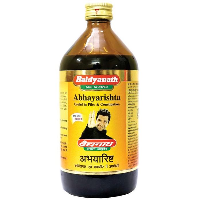 Baidyanath (Nagpur) Abhayarishta | Helps Ease Piles & Constipation - Classic Derma