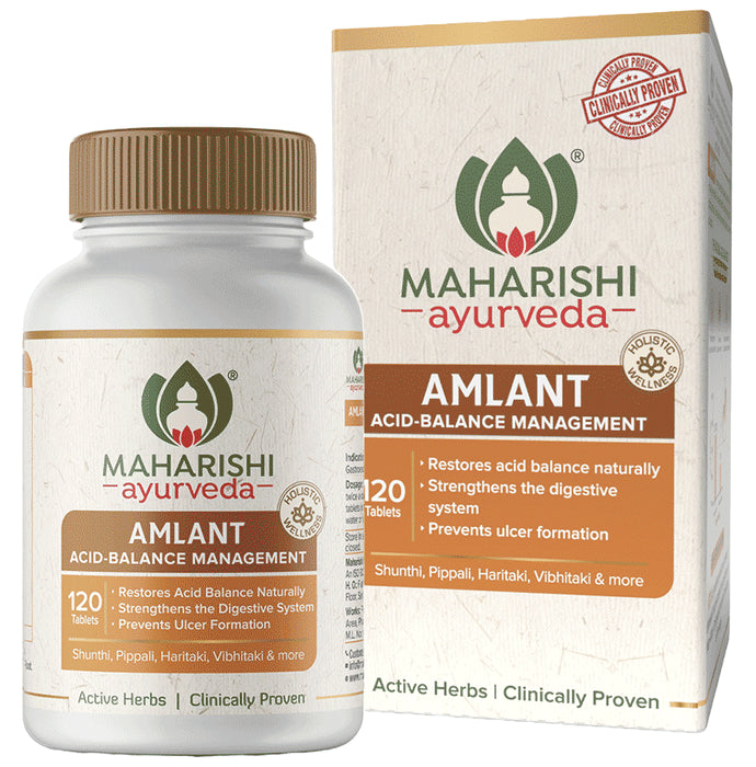 Maharishi Ayurveda Amlant Tablet | Restores Acid Balance & Supports Digestive Health - Classic Derma