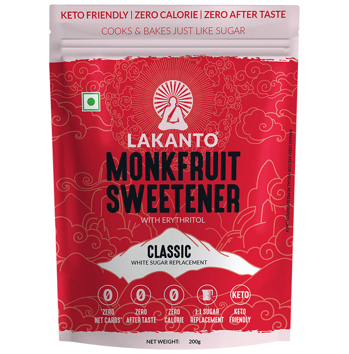 Lakanto Natural Sweetener-Classic Japanese Monkfruit | Sugar free, Zero Calories - Classic Derma