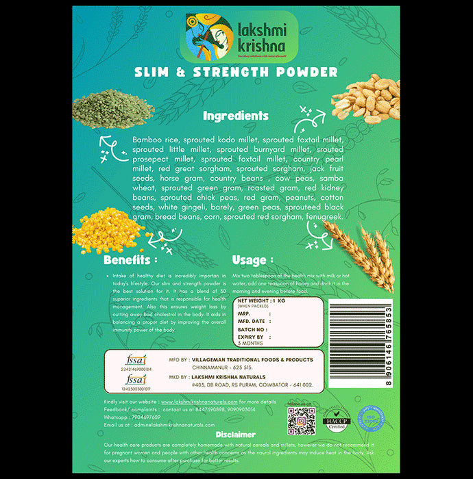 Lakshmi Krishna Slim & Strength Weight Loss Powder