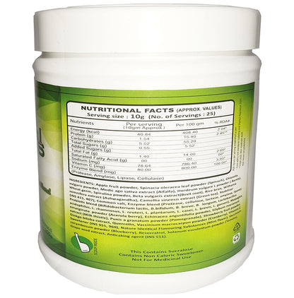 Laojus Essential Greens Infused with Enzyme Blend and Proboitic Blend Mint