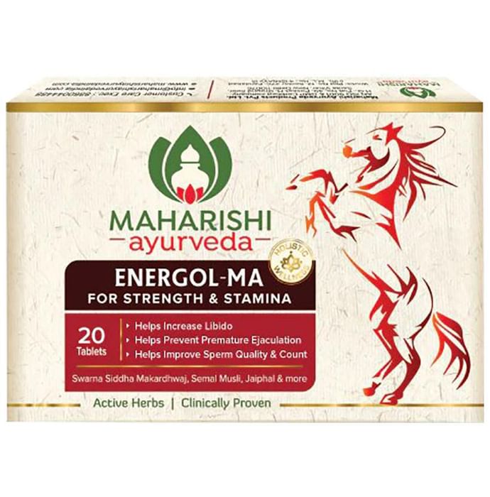 Maharishi Ayurveda Energol-MA Tablet | For Strength & Stamina - Classic Derma