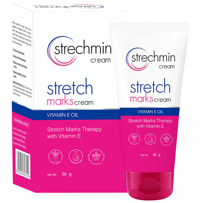 Strechmin Stretch Marks Cream with Vitamin E - Classic Derma