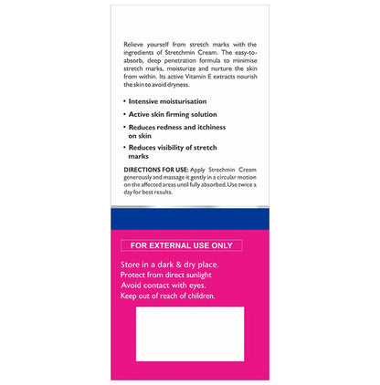Strechmin Stretch Marks Cream with Vitamin E