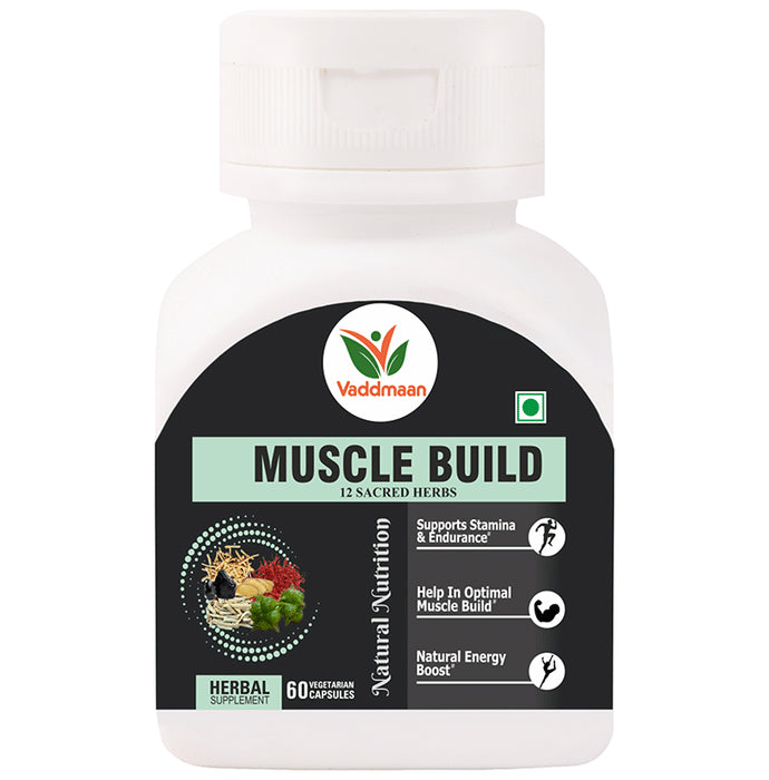Vaddmaan Muscle Build Vegetarian Capsule - Classic Derma