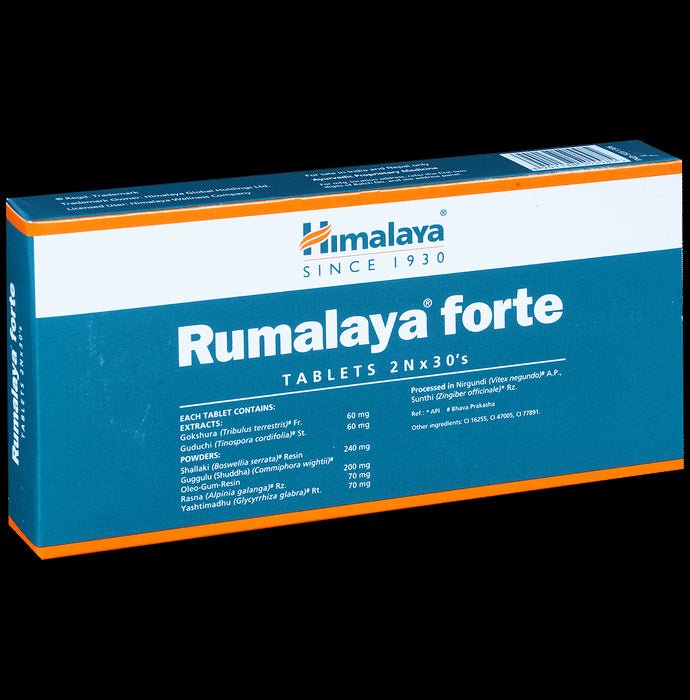 Himalaya Rumalaya Forte Tablets | Helps Manage Arthritis Symtoms| - Classic Derma