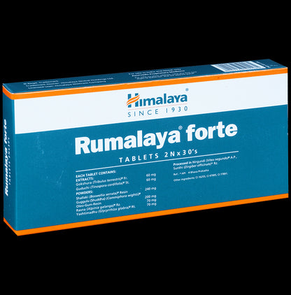 Himalaya Rumalaya Forte Tablets | Helps Manage Arthritis Symtoms| - Classic Derma