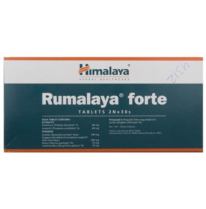 Himalaya Rumalaya Forte Tablets | Helps Manage Arthritis Symtoms|