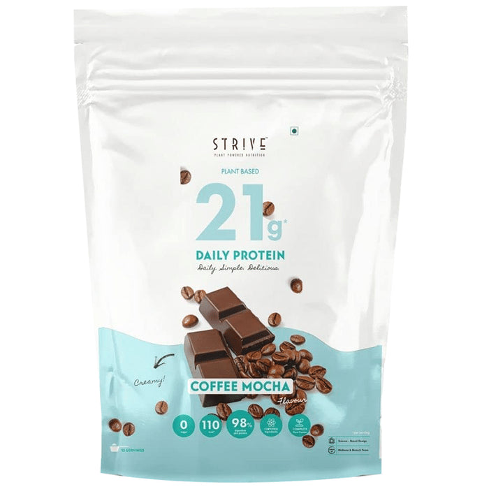 Strive Plant Based 21g Daily Protein Powder Coffee Mocha - Classic Derma