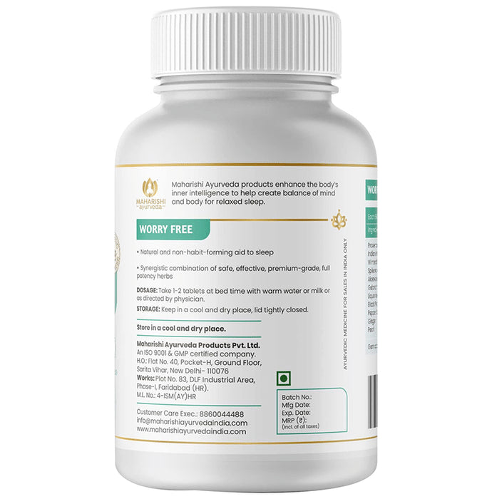 Maharishi Ayurveda Worry Free Tablet