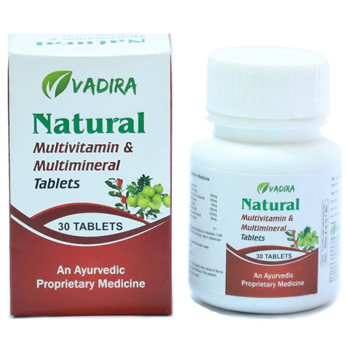 Vadira Natural Multivitamin & Multimineral Tablet - Classic Derma