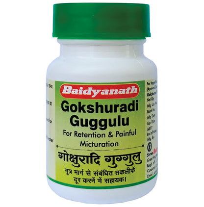 Baidyanath (Nagpur) Gokshuradi Guggulu for Urinary Health | Helps Manage Painful Micturition - Classic Derma