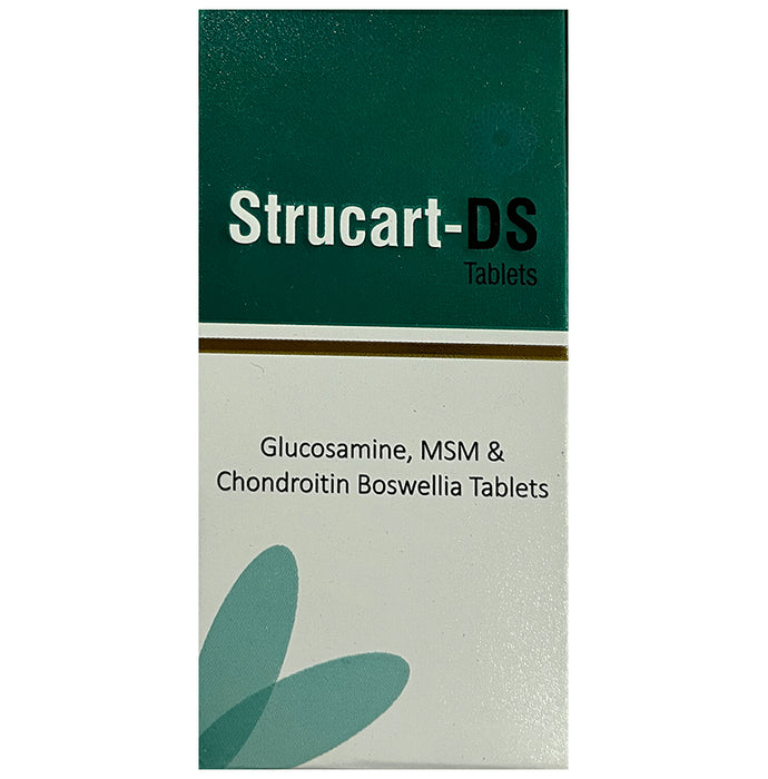 Strucart-DS Tablet with Glucosamine, MSM & Chondroitin Boswellia - Classic Derma