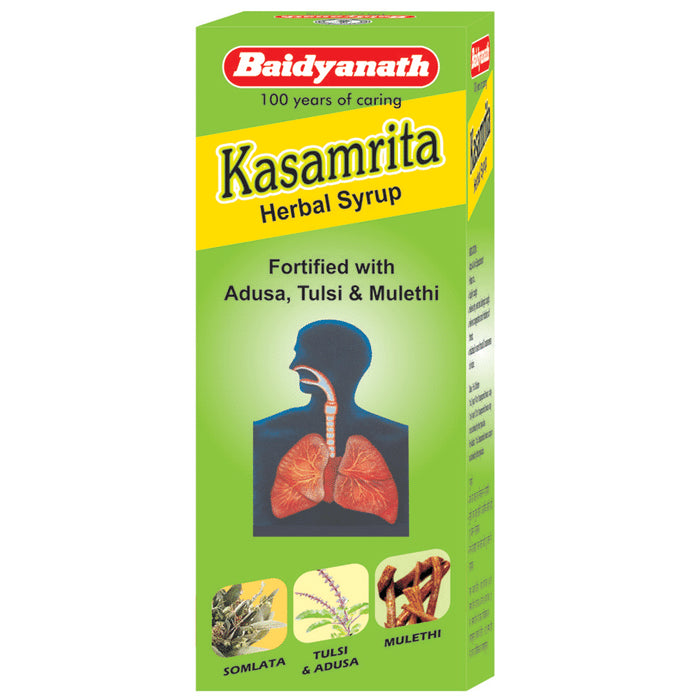 Baidyanath (Nagpur) Kasamrita Herbal Syrup - Classic Derma