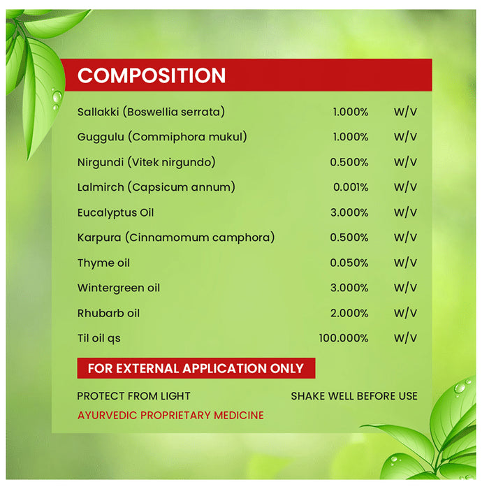 Alopa Alopagesic Pain Killer Liniment for Pain Relief & Muscle Cramps (30ml Each)