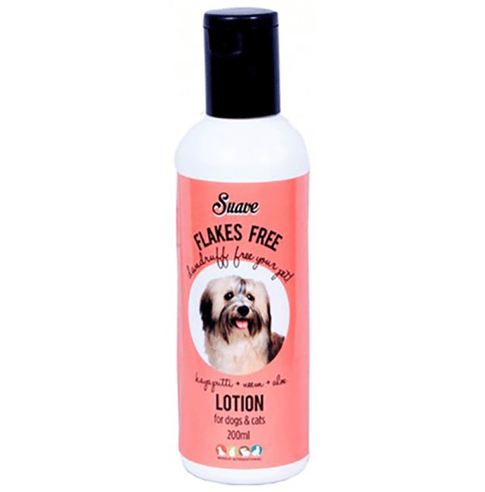 Suave Flakes Free Anti Dandruff Lotion for Dogs & Cats - Classic Derma
