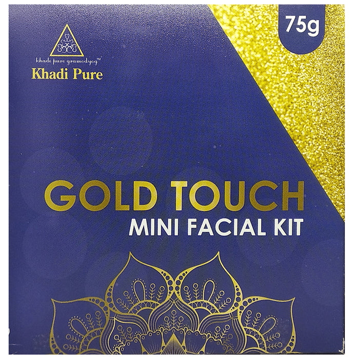Khadi Pure Gold Touch Mini Facial Kit - Classic Derma