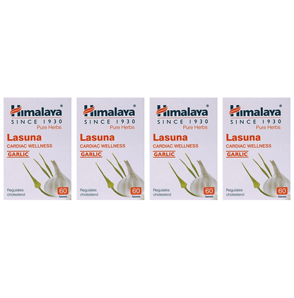 Himalaya Wellness Lasuna Cardiac Wellness Tablet (60 Each) - Classic Derma